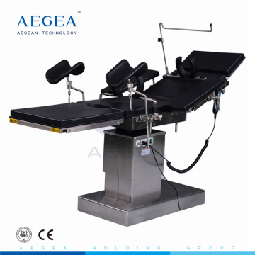 AG-OT011 Sala de sistema de base para base em aço inoxidável usada mesa cirúrgica móvel